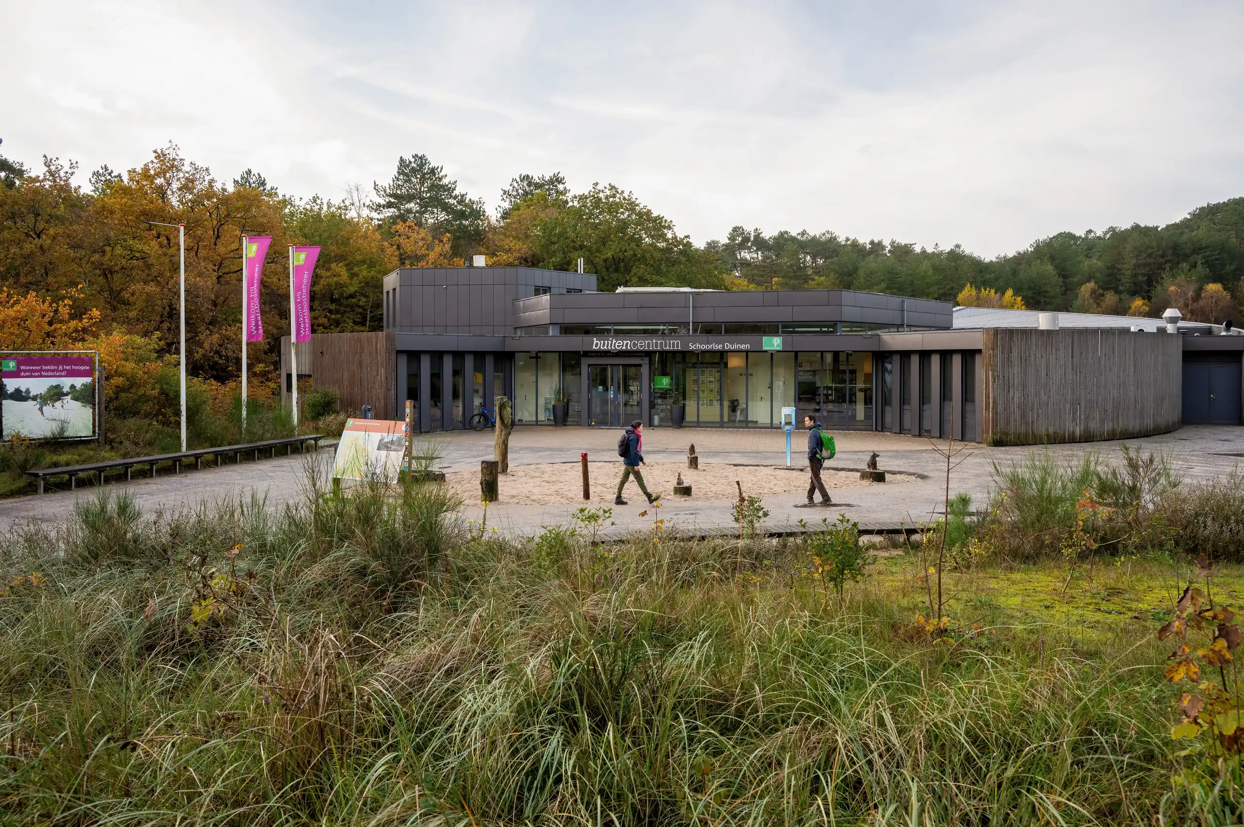 Buitencentrum Schoorlse Duinen vooraanzicht